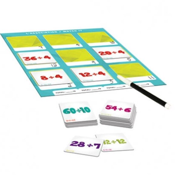 New Sealed Learning Card Game - Divisions English/French Age 8+ - Picture 3 of 13